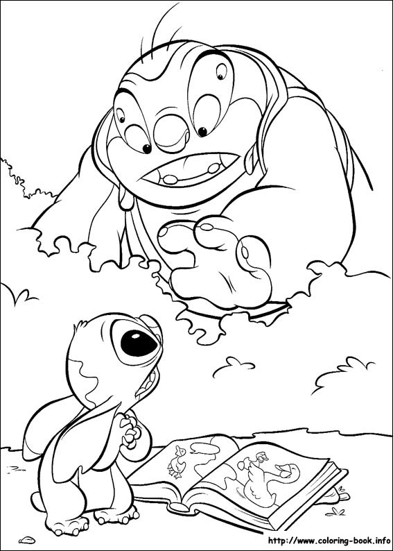 Lilo and Stitch coloring picture